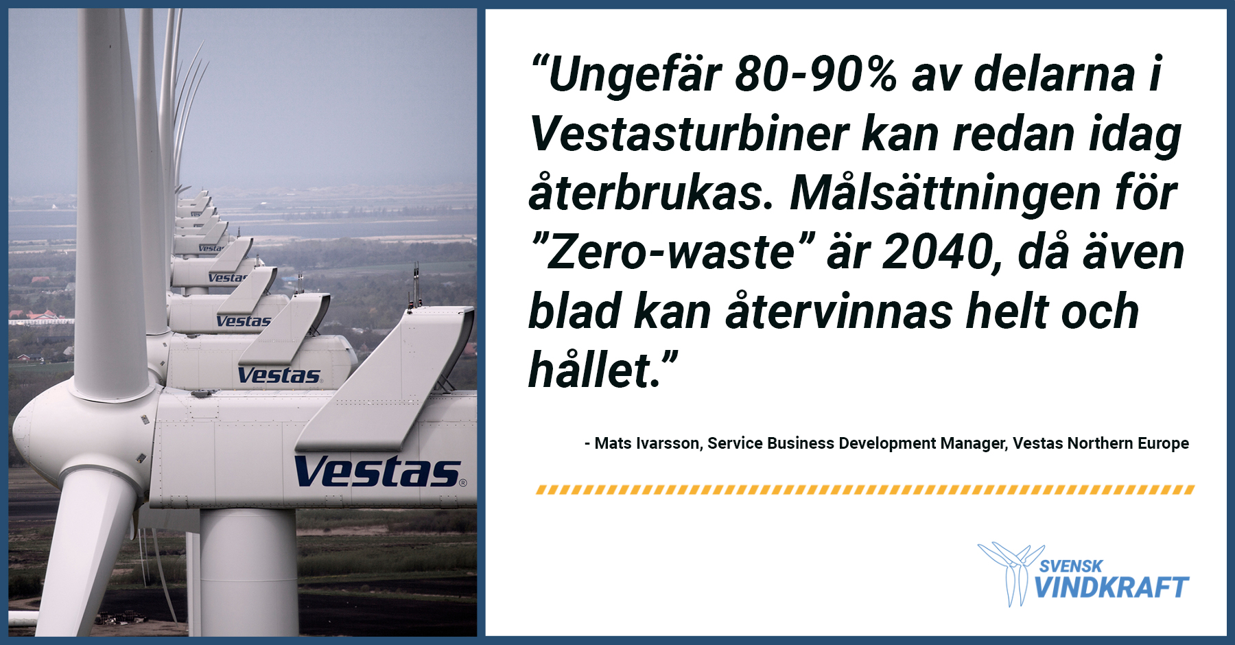 Vi välkomnar Vestas som ny medlem i Svensk Vindkraft!